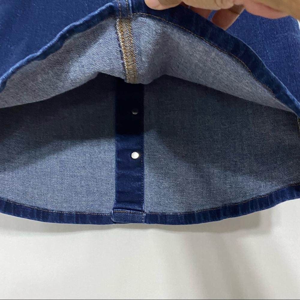 GAP Denim Button Down Mini Skirt size 0/25 - Picture 6 of 9